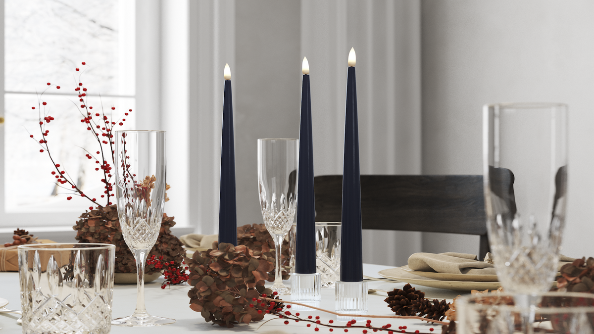 LED-Kerzenlicht Mit Lack mit naturgetreuer LED-Flamme