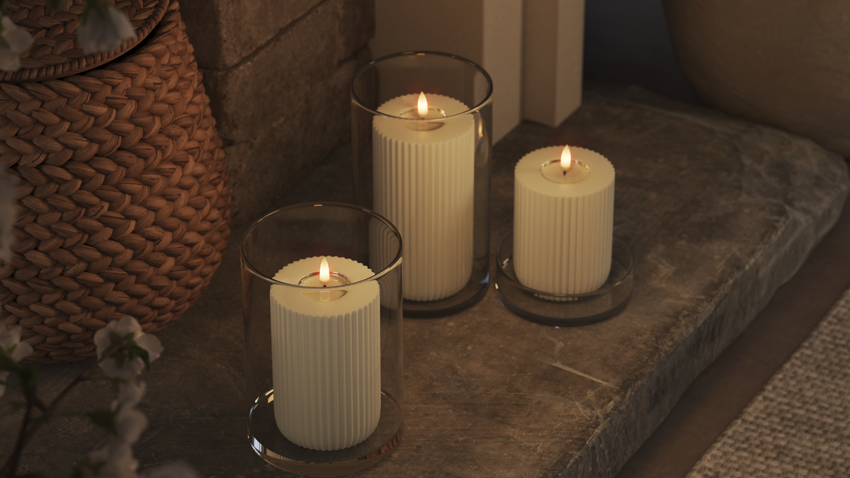 LED Shape mit naturgetreuer LED-Flamme