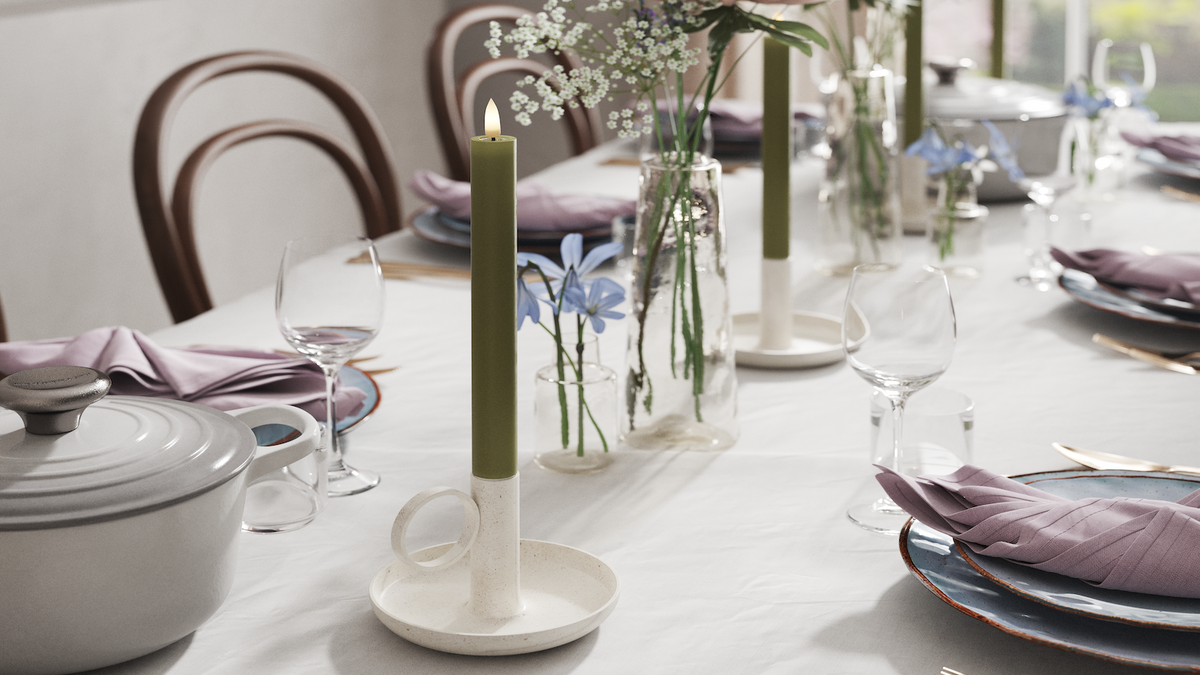 Naturlig tro LED Kronljus Med WetLook ™ -design