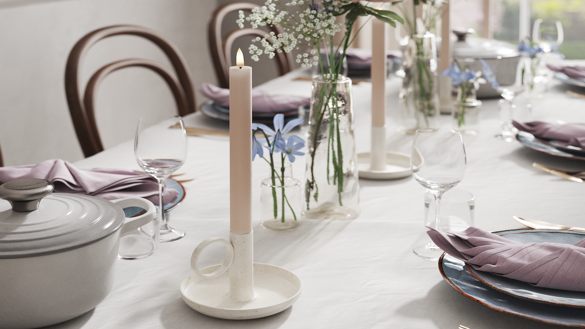 Naturlig tro LED Kronelys med Wetlook ™ Design