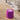 Deluxe Homeart Udendørs LED Bloklys Ø 10 x 10 cm Violet