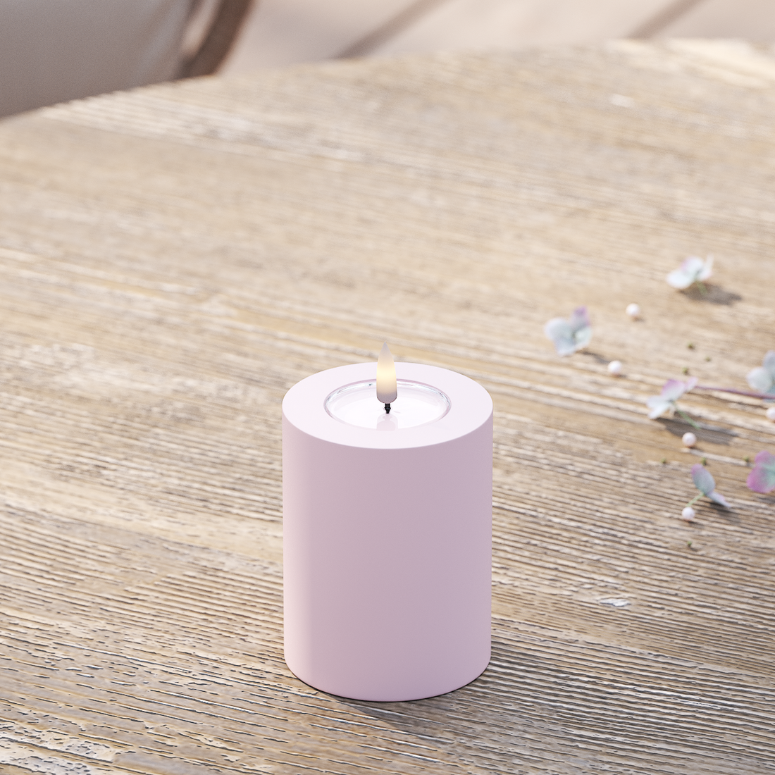 Deluxe Homeart Välis-LED plokkvalgusti Ø 7,5 x 10 cm Tolmune punane LED välisvalgusti plokivalgusti 2