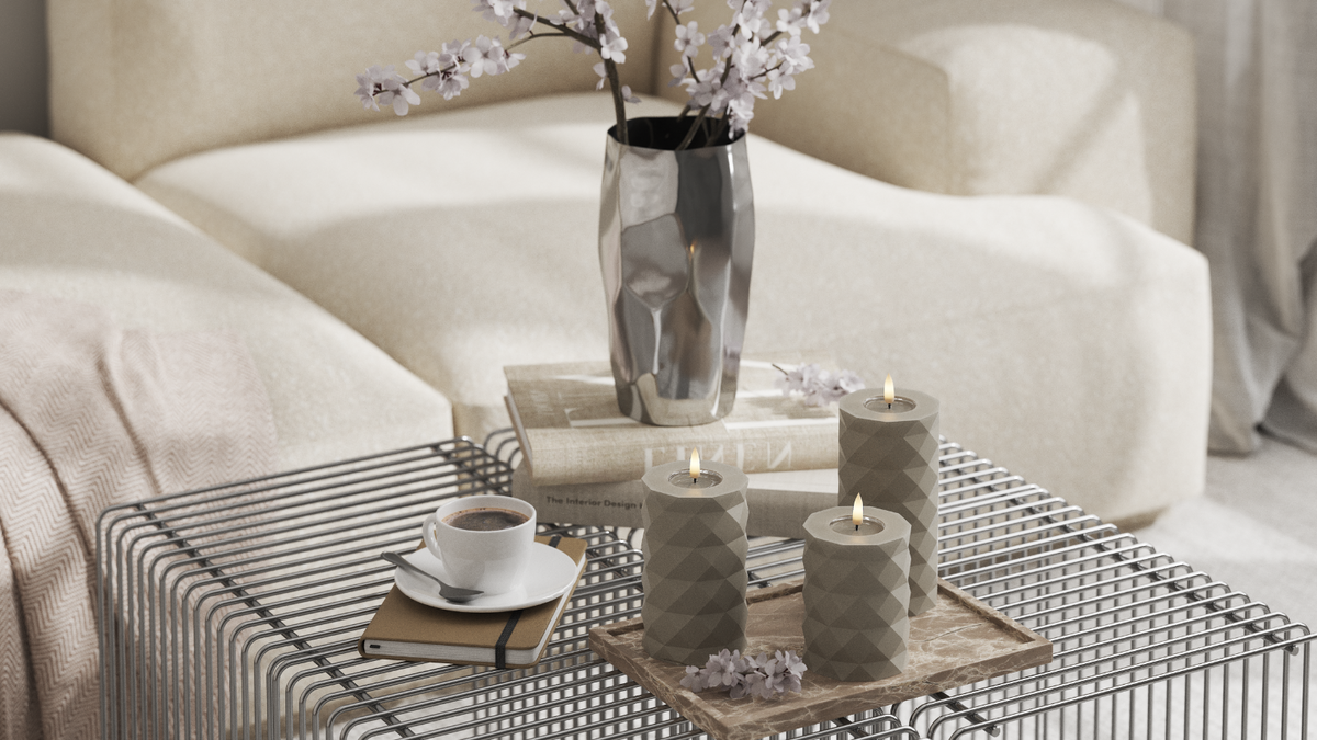 Naturgetreues LED Square mit Wetlook™-Design