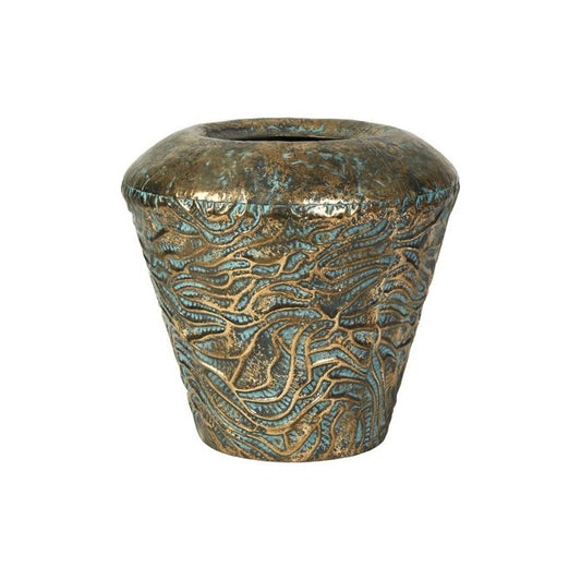 Vase mit Dekor und Motiv 35 cm 1 DeluxehomeartshopDE
